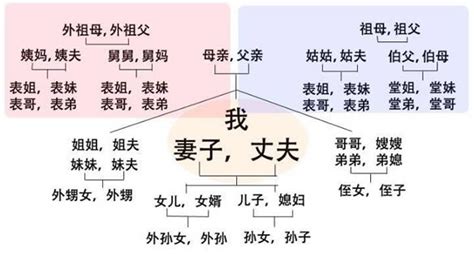 家庭叫法|中国传统家庭关系称谓图谱